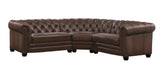 Kennedy Top-Grain Leather Sectional